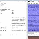CalcSheet screenshot