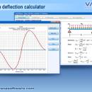 Beam deflection calculator for Windows screenshot