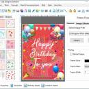 Birthday Card Printable Software screenshot