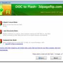 Free 3DPageFlip Doc to Flash Converter screenshot