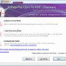 3DPageFlip Djvu to PDF - freeware screenshot