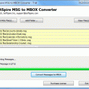 Transfer MSG into MBOX screenshot