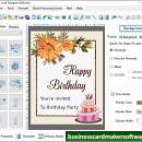 Birthday Cards Maker Program screenshot