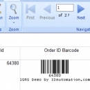 SSRS Linear Barcode Generator screenshot