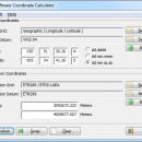 Eye4Software Coordinate Calculator screenshot