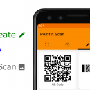 Point n Scan Create QR, barcode, EAN, screenshot