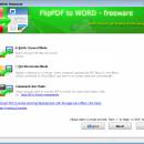 Flip PDF to Word - Freeware screenshot