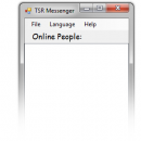 TSR LAN Messenger screenshot