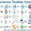 Science Toolbar Icon Set screenshot