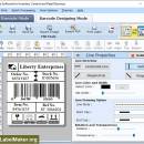 Barcode Label Printing Application screenshot