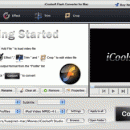 iCoolsoft Flash Converter for Mac screenshot