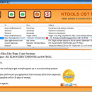 Microsoft Exchange OST to PST Converter screenshot