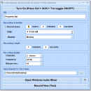 Automatically Record Audio At Certain Times Software screenshot