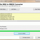 Transfer MSG to MBOX screenshot