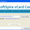 vCard Importer screenshot