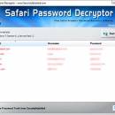 Safari Password Decryptor screenshot