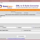 Datavare EML to G Suite Converter screenshot