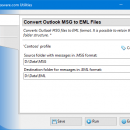 Convert Outlook MSG to EML Files screenshot