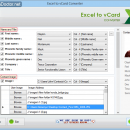 Excel to vCard Converter Software screenshot