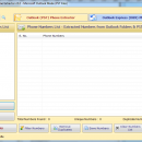 Outlook Mobile & Phone Number Extractor screenshot