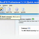 WordFIX Data Recovery screenshot