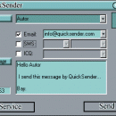 QuickSender screenshot