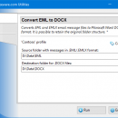 Convert EML to DOCX for Outlook screenshot