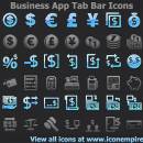 Business App Tab Bar Icons screenshot