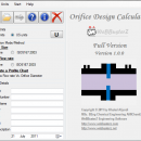 Orifice Design Calculator screenshot