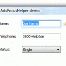 TAdvFocusHelper screenshot