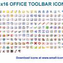 16x16 Office Toolbar Icons screenshot