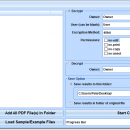 PDF Encrypt Decrypt Multiple Files Software screenshot