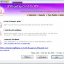 3DPageFlip CHM to PDF - freeware screenshot