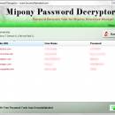 Password Decryptor for Mipony screenshot