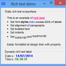 TRTFLabel screenshot