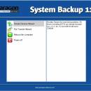 Paragon System Backup screenshot