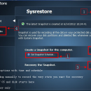 SysRestore screenshot