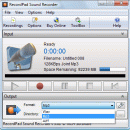 RecordPad Gratis Geluidsopnamesoftware screenshot
