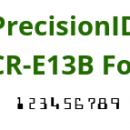 PrecisionID MICR E13B Fonts screenshot
