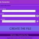 SQL File Generator screenshot