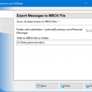 Export Messages to MBOX File screenshot