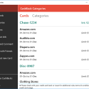 CashBack Categories screenshot