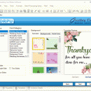 Windows Greeting Card Designing Tool screenshot