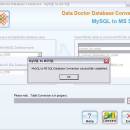 MySQL to MSSQL Database Conversion screenshot