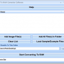 JPG To RAW Converter Software screenshot