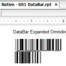 Crystal Reports GS1 DataBar Generator screenshot
