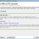 MSG to PST Conversion screenshot