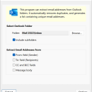 Outlook Email Address Extractor screenshot