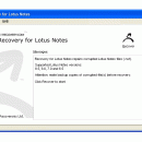 Recovery for Lotus Notes screenshot