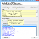 EMLX Files to PDF screenshot
